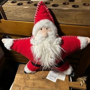 Pottery Barn Santa Star Pillow! BNWT